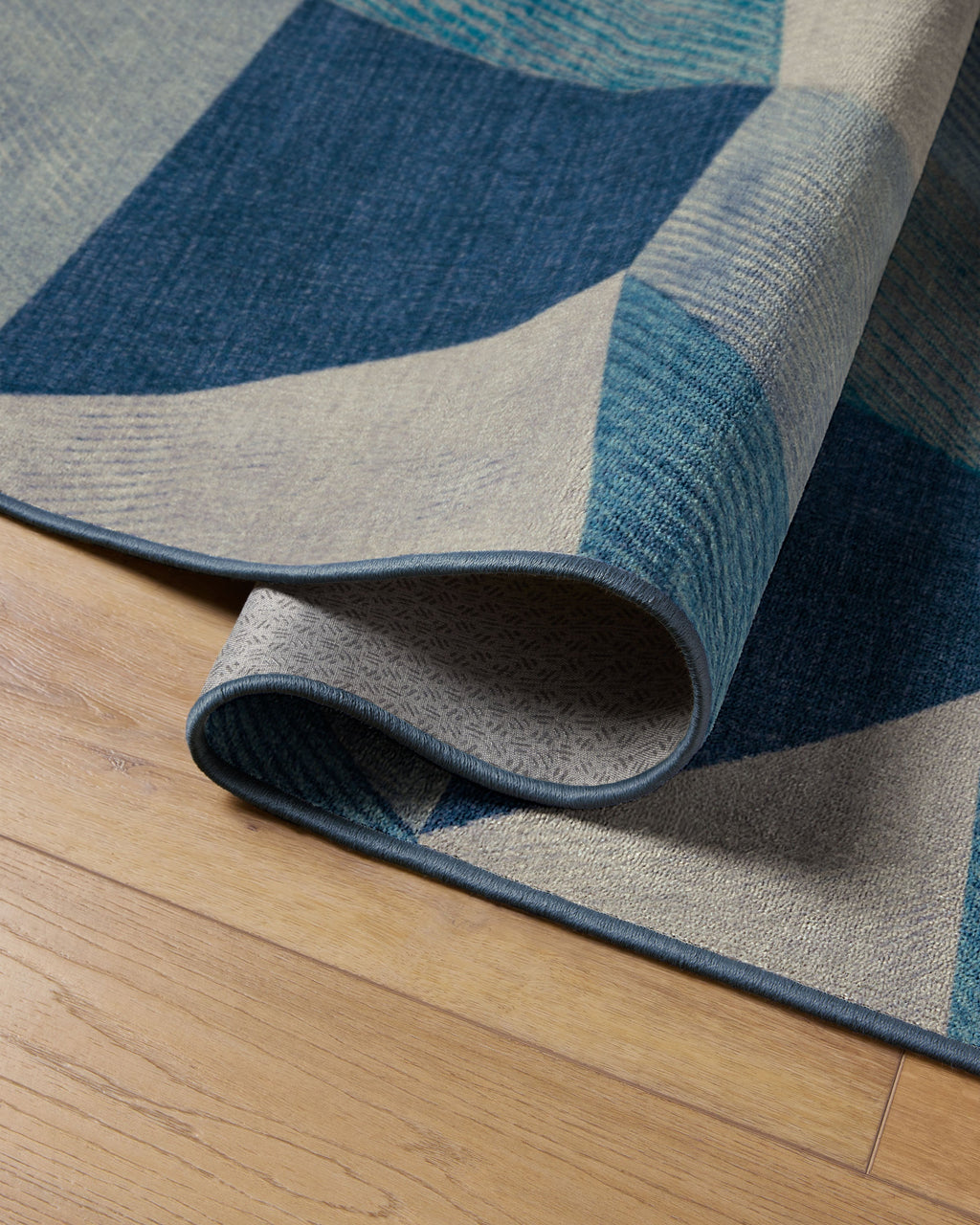 Rhea Blue Flatwoven Rug
