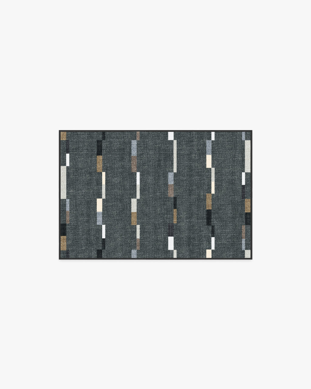 Rift Charcoal Flatwoven Rug
