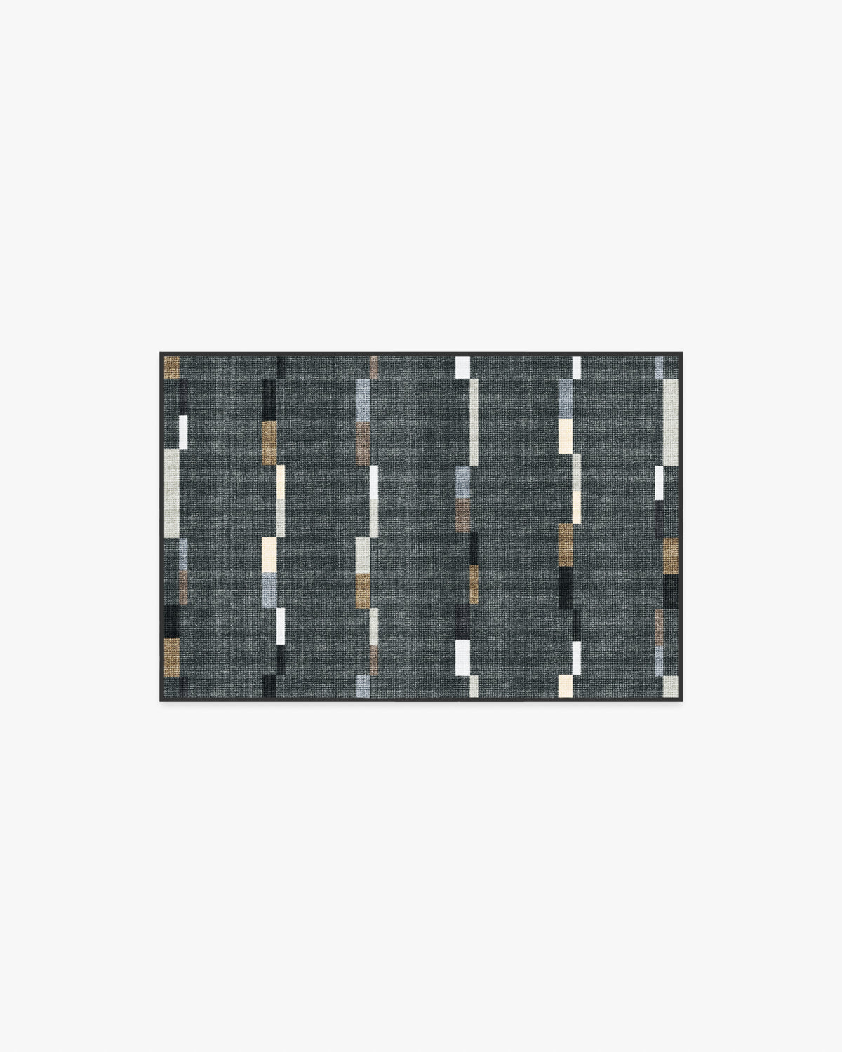 Rift Charcoal Flatwoven Rug