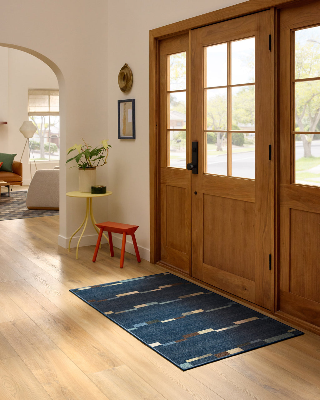 Rift Navy Rug