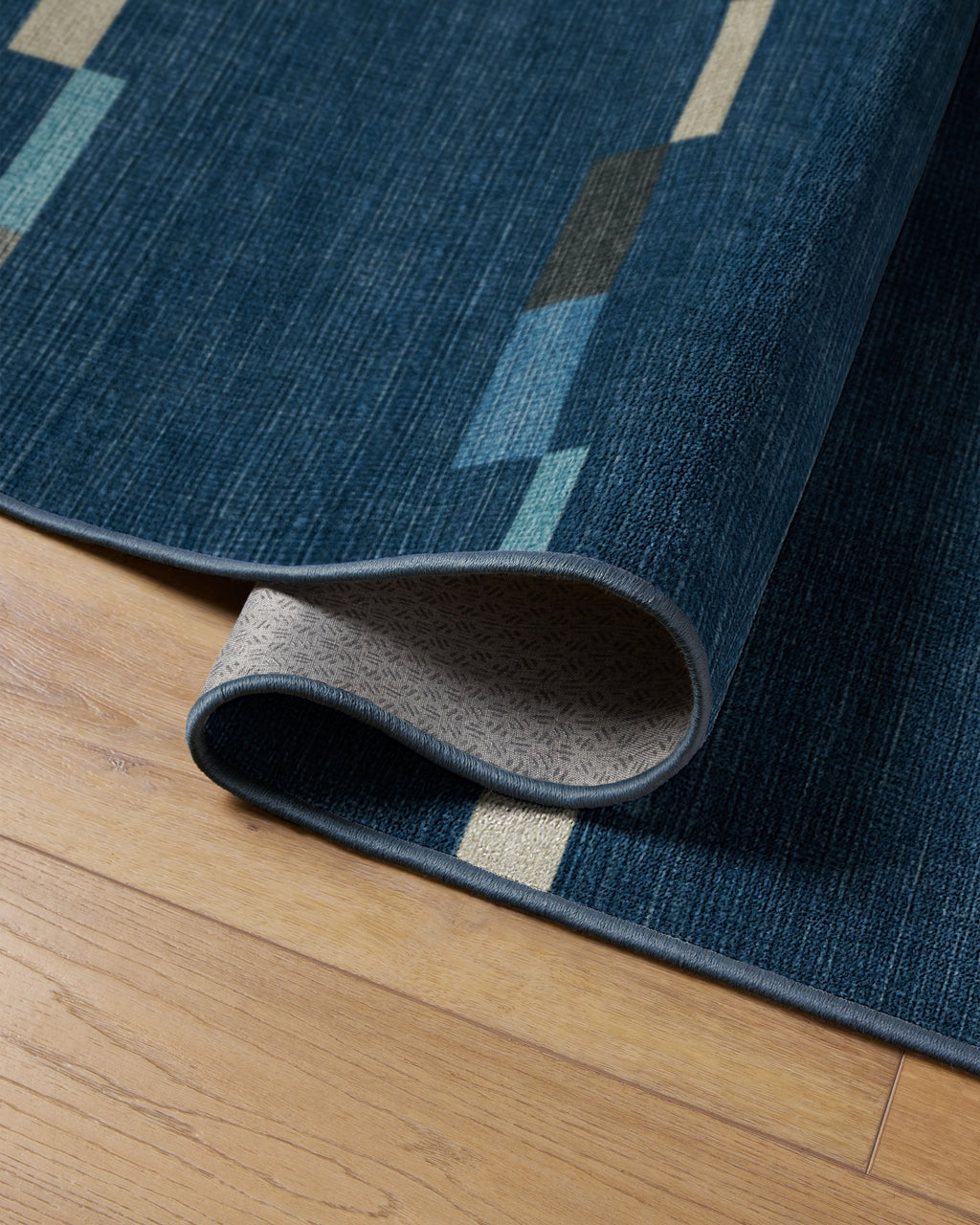 Rift Navy Flatwoven Rug