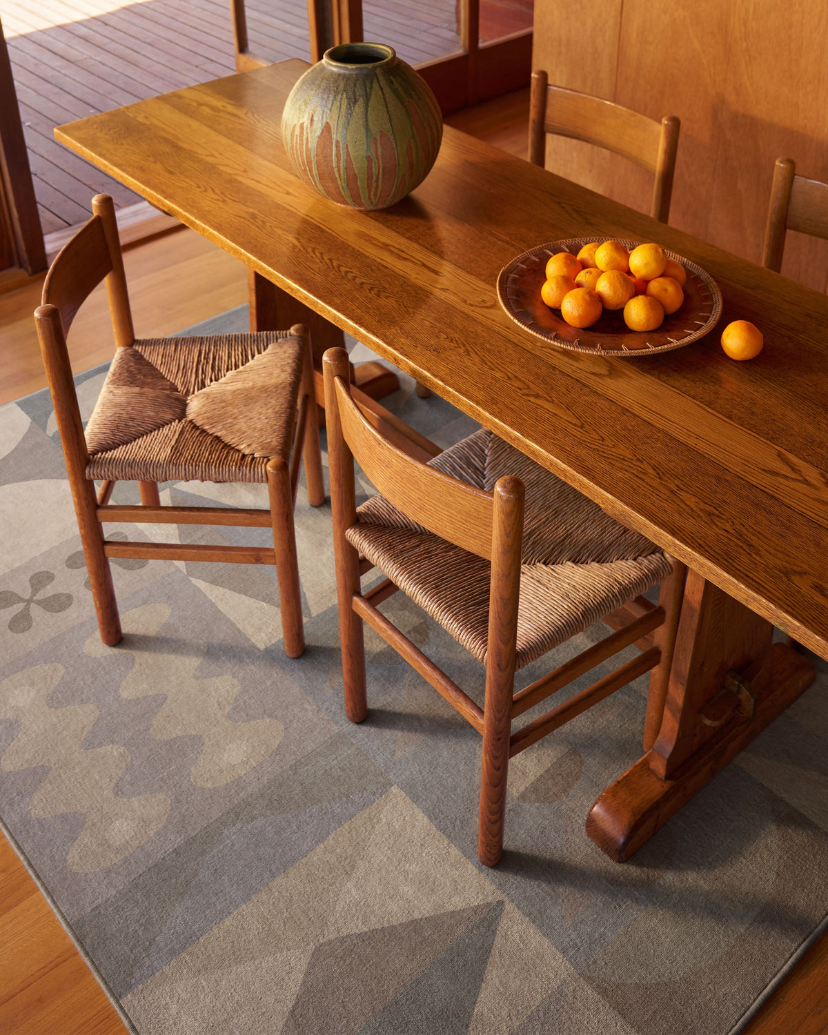 Rio Grey Flatwoven Rug by Jonathan Adler