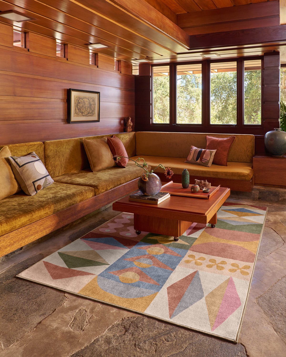 Rio Multicolor Rug by Jonathan Adler