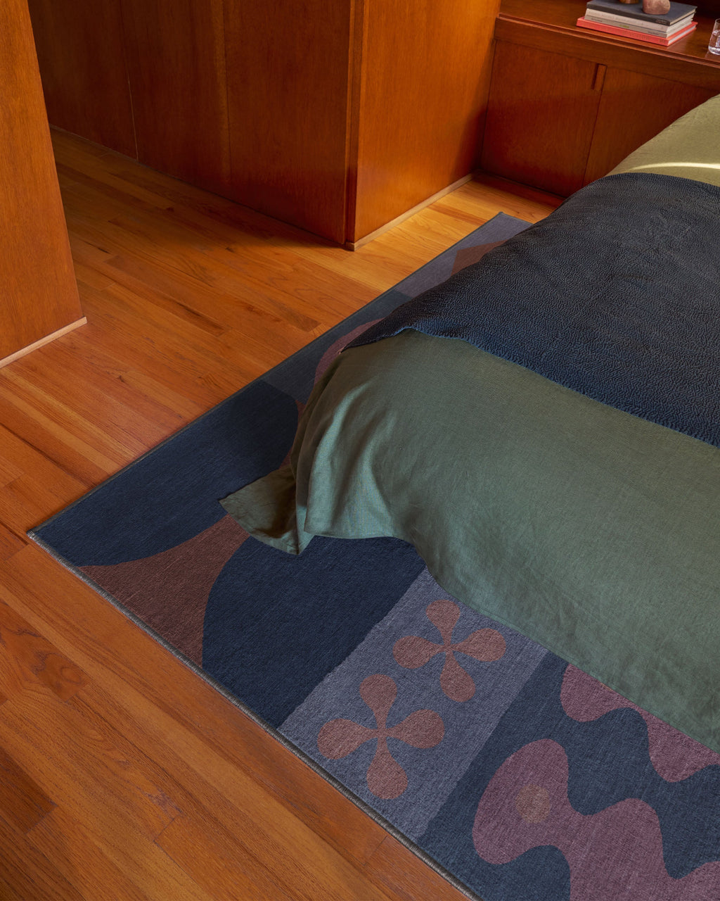 Rio Navy Rug by Jonathan Adler