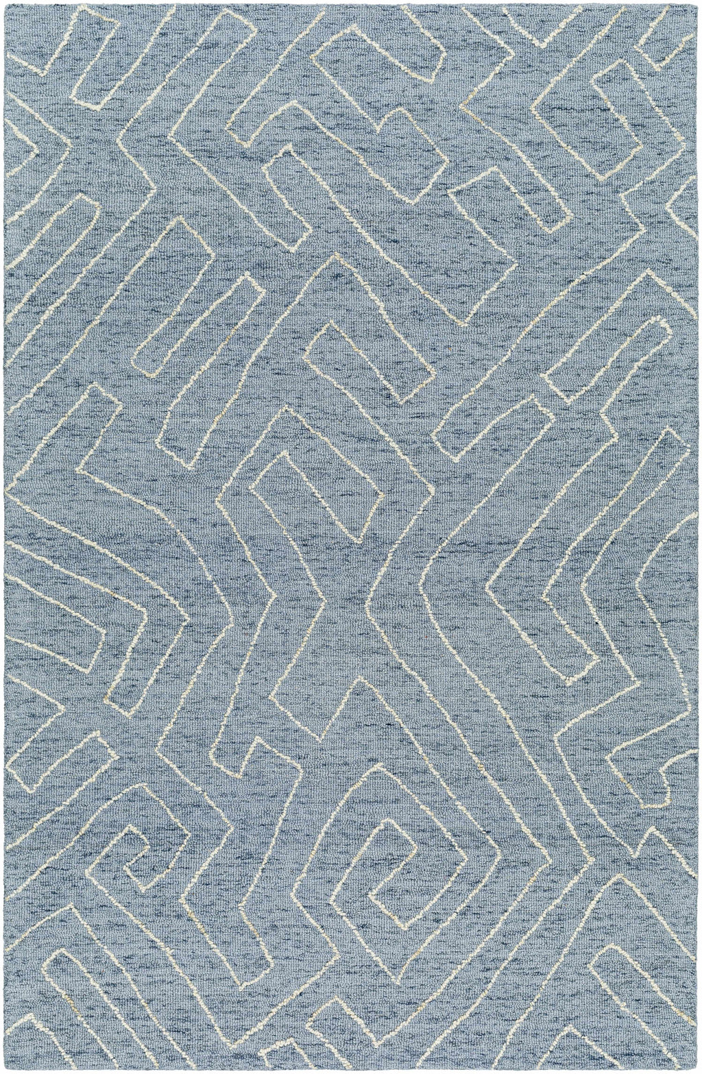 Raffi Slate Blue Area Rug - Clearance
