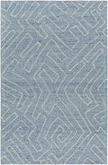 Raffi Slate Blue Area Rug - Clearance