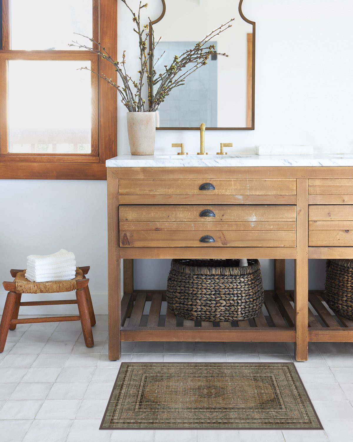 Rowan Stone & Soft Clay Flatwoven Rug