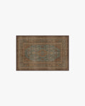 Rowan Teal Blue & Copper Rug