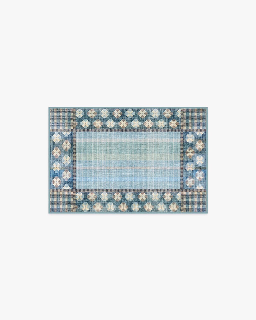Rowley Blue Flatwoven Rug