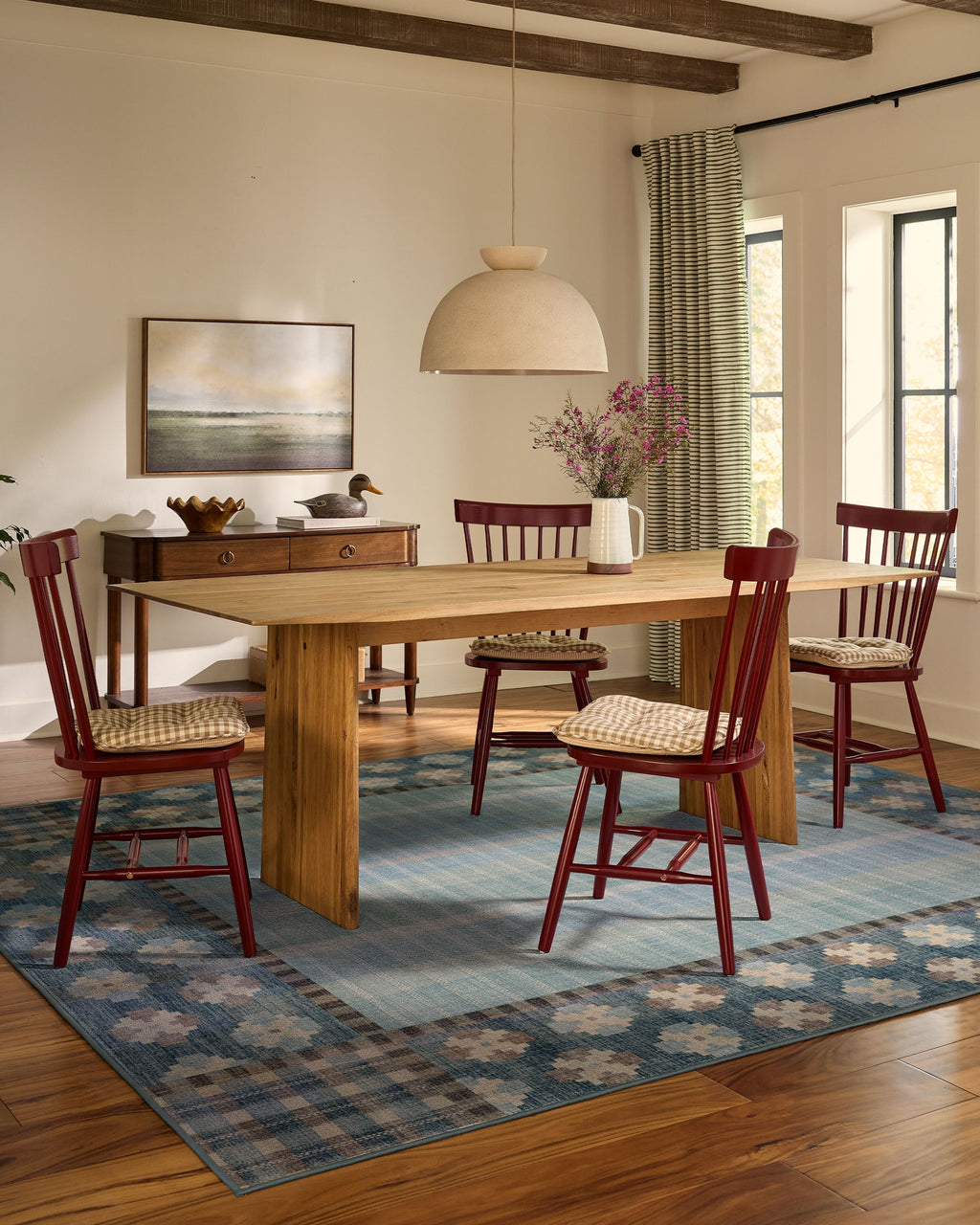 Rowley Blue Flatwoven Rug