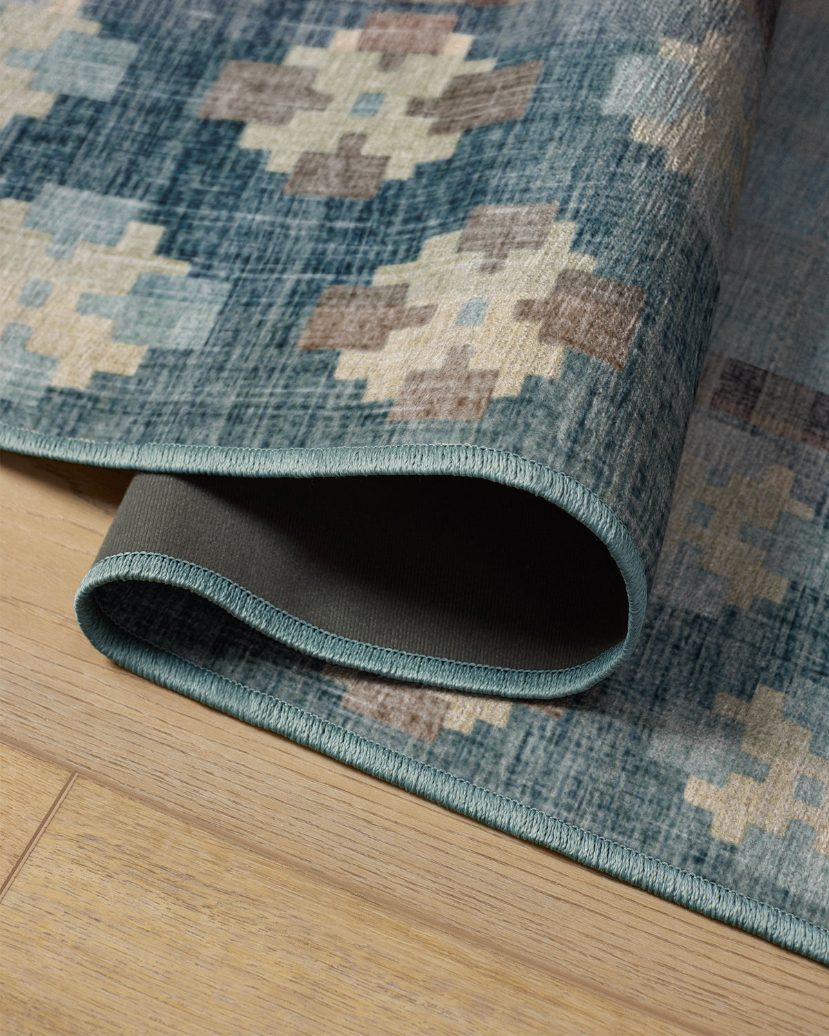 Rowley Blue Flatwoven Rug