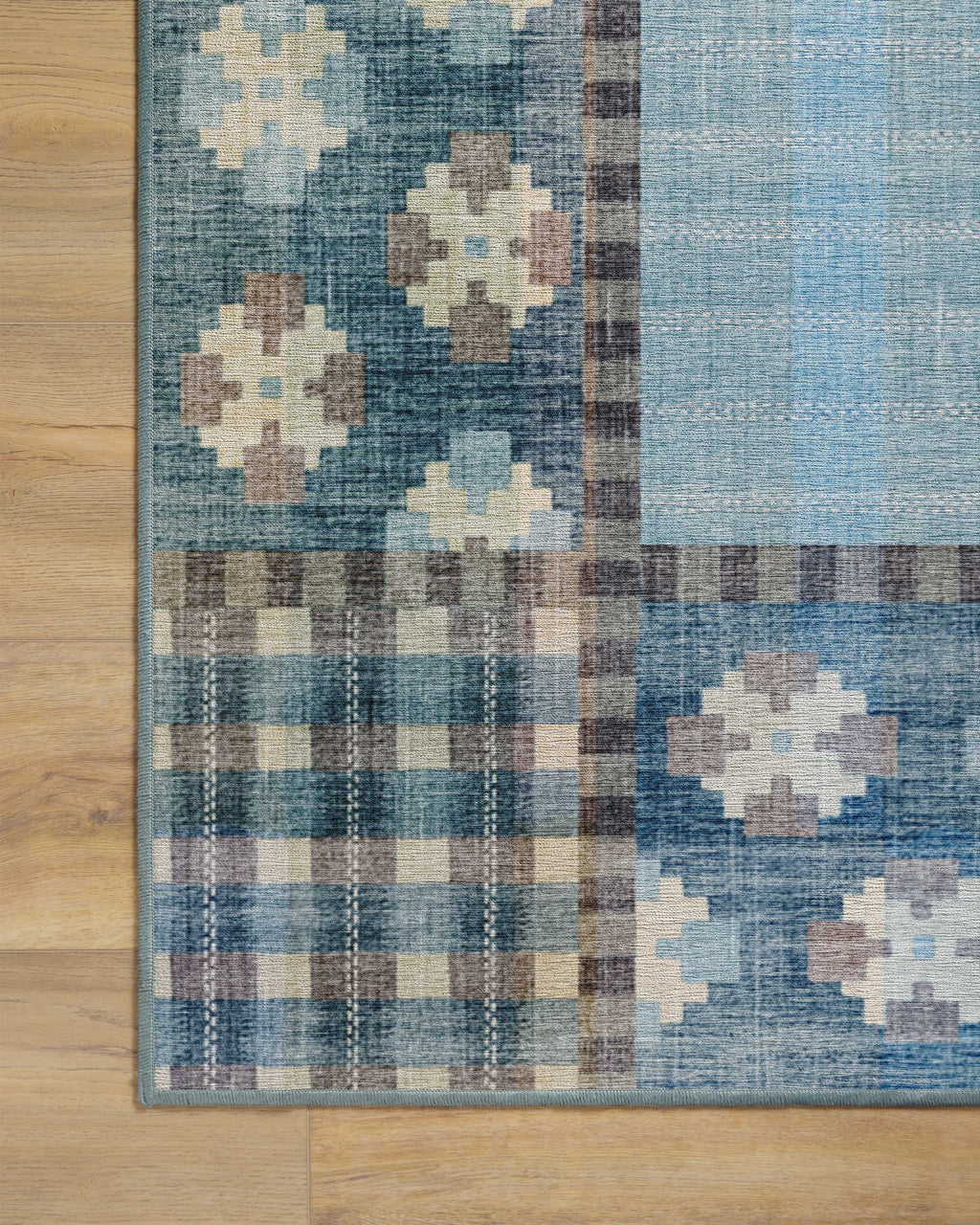 Rowley Blue Flatwoven Rug