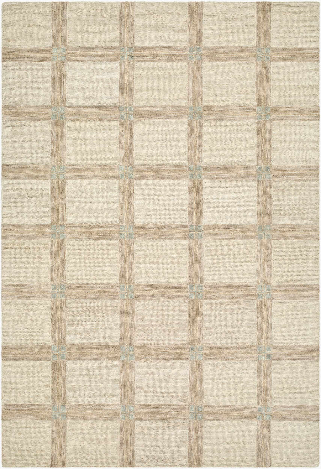 Sasaltitla Modern Art Deco Handmade Area Rug