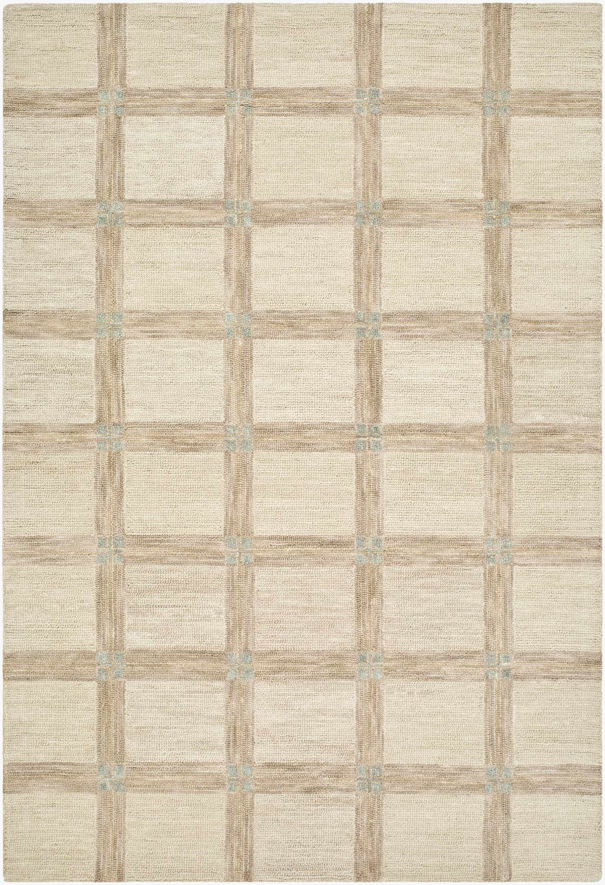 Sasaltitla Modern Art Deco Handmade Area Rug
