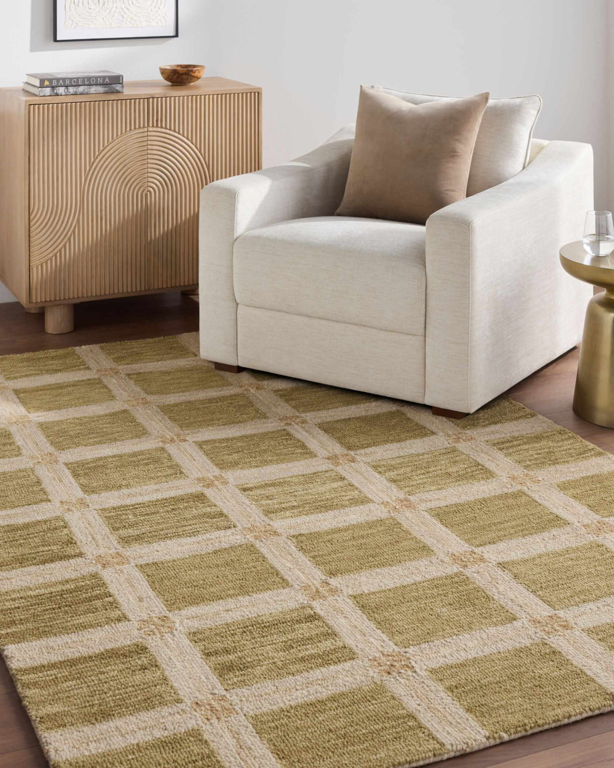 Quixabeira Modern Art Deco Handmade Area Rug