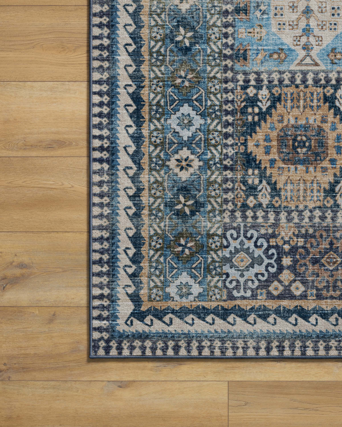 Rumi Blue Flatwoven Rug