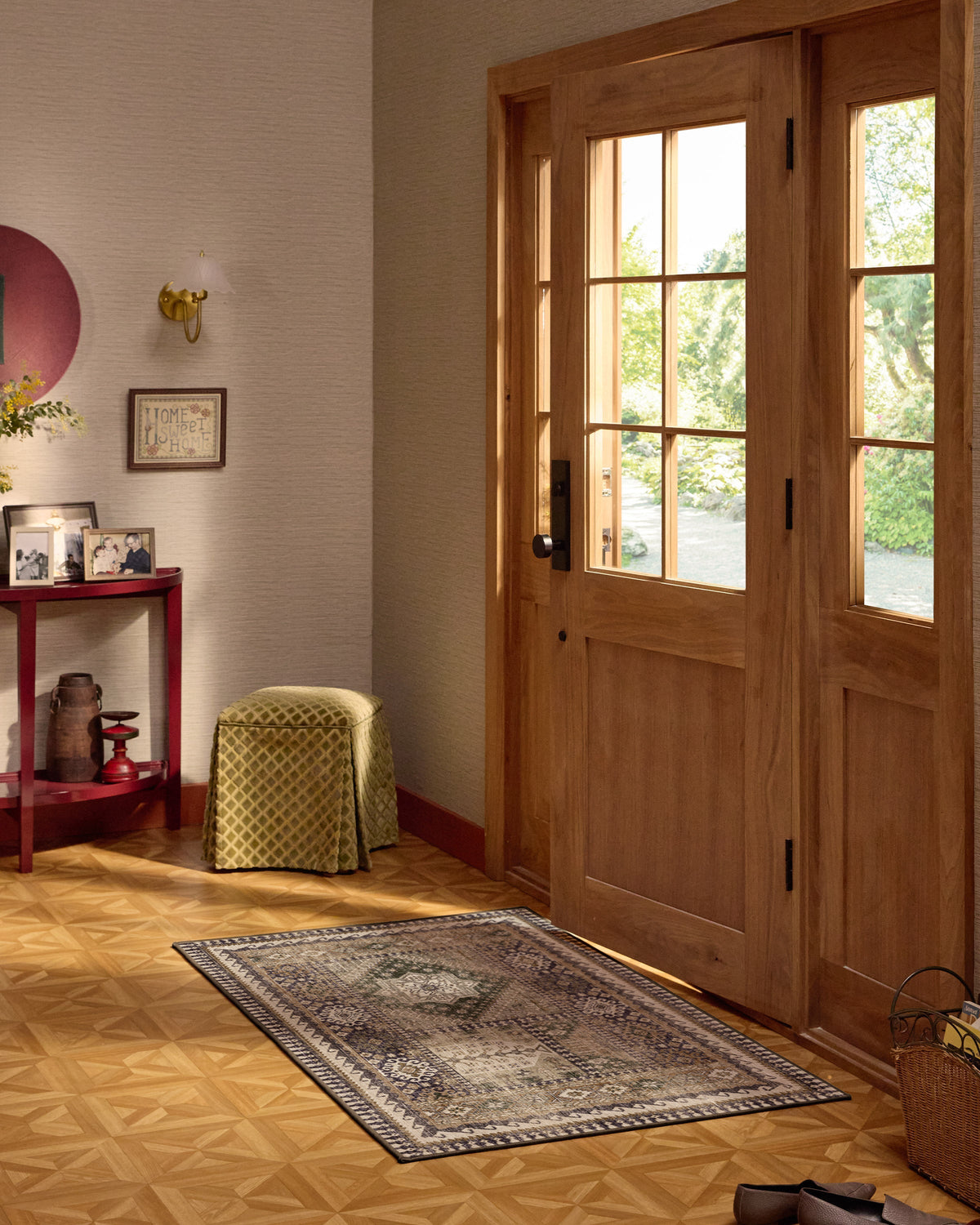 Rumi Olive & Tan Rug