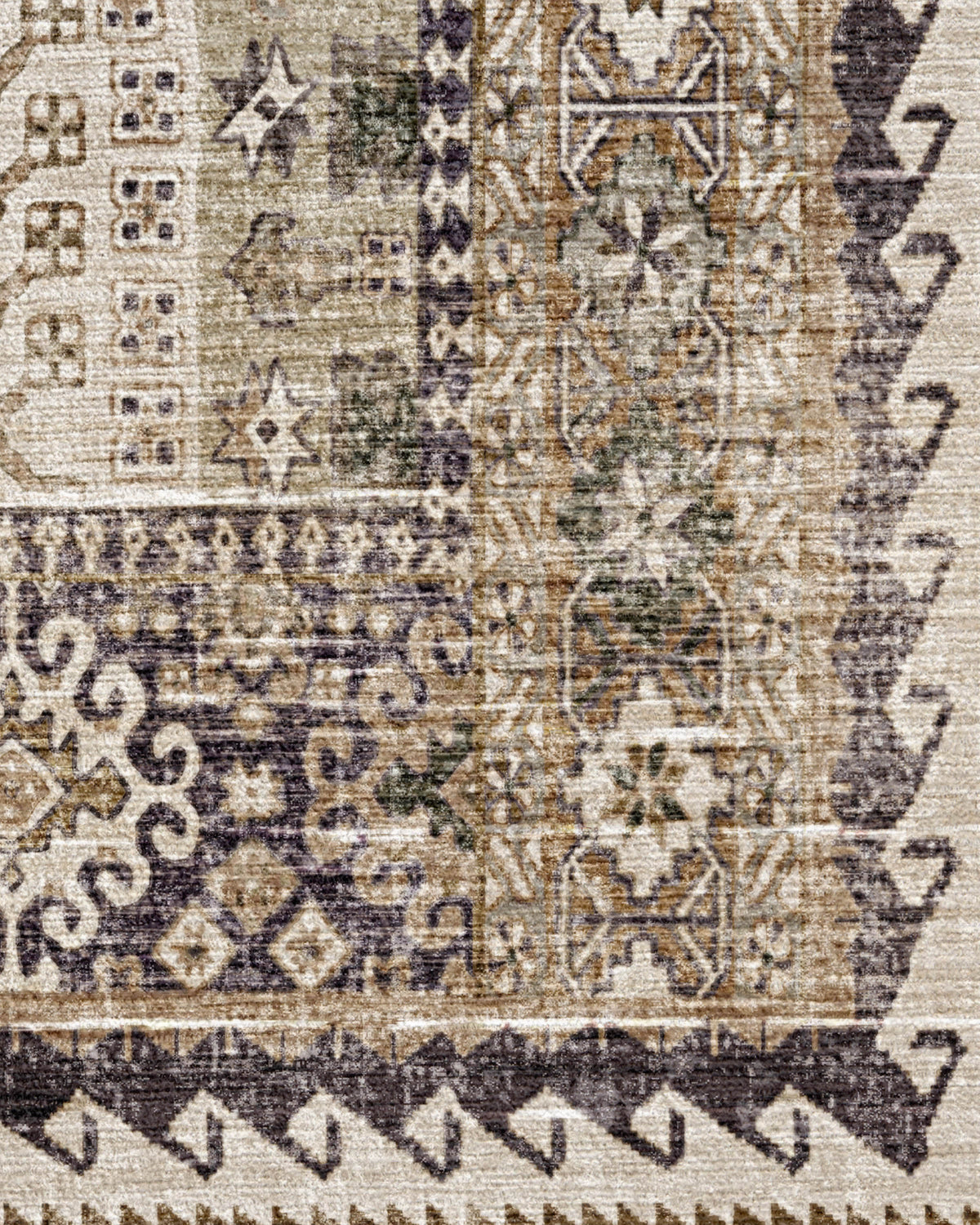 Rumi Olive & Tan Flatwoven Rug