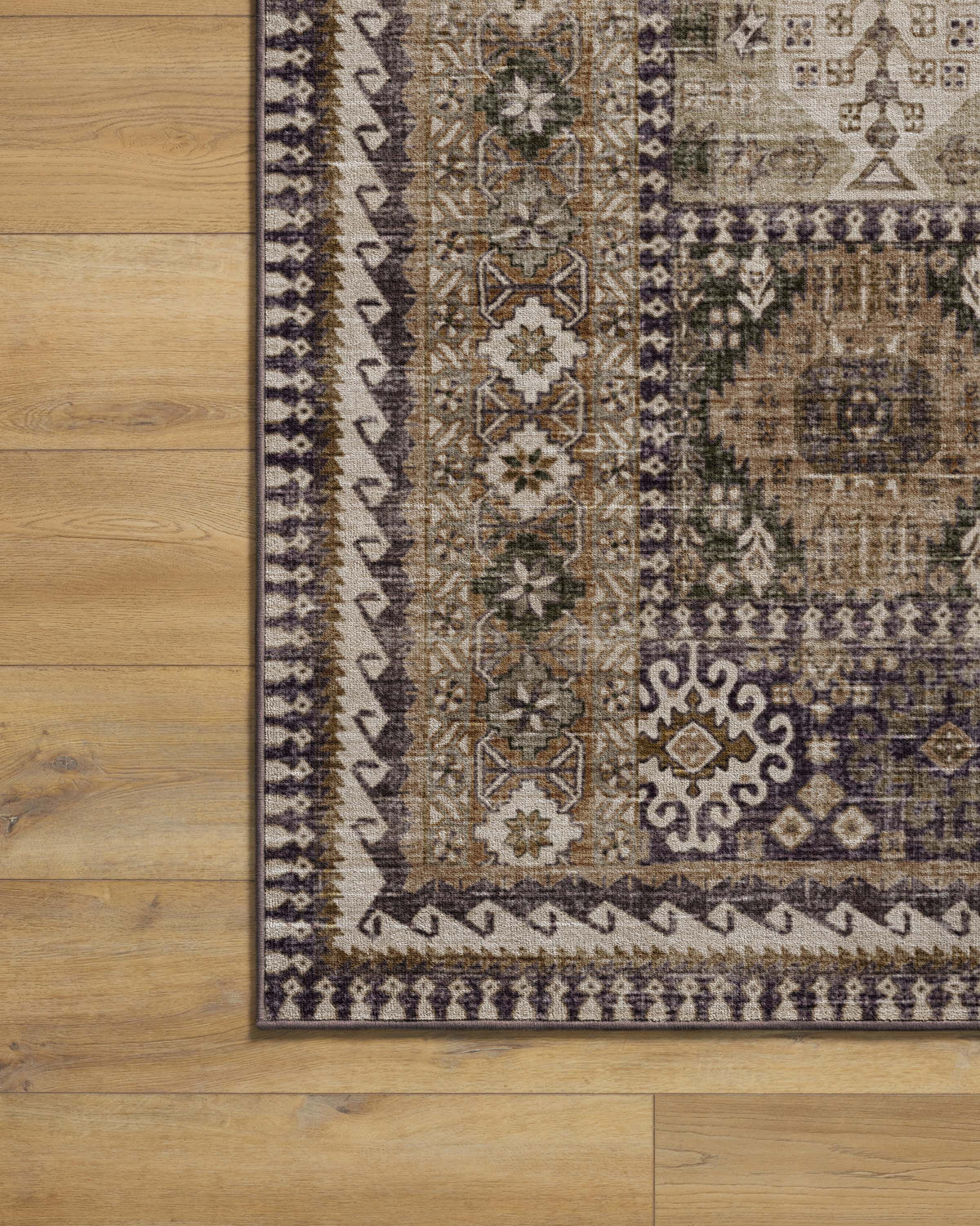 Rumi Olive & Tan Flatwoven Rug