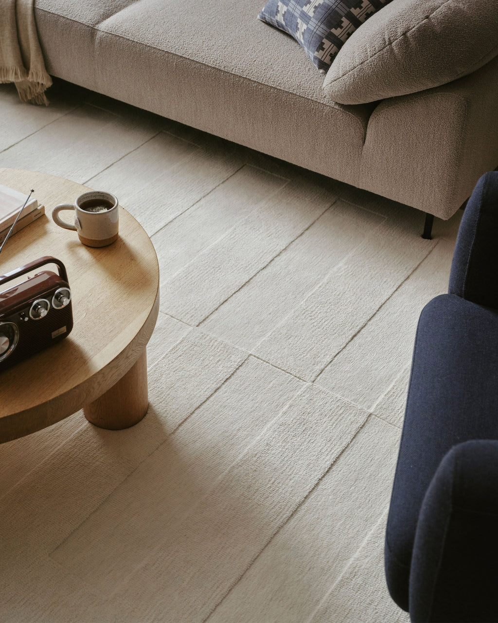 Ryder Soft White Plush Rug