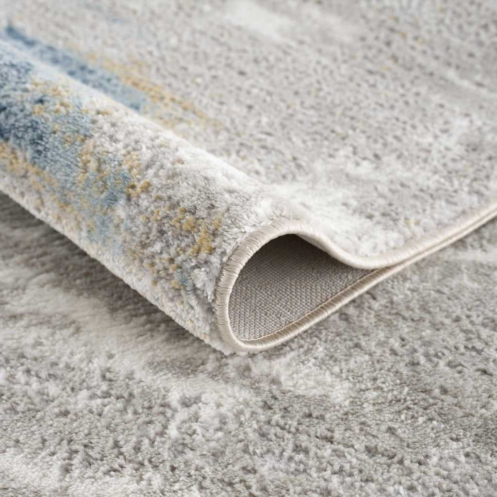 Live Marble Blue Area Rug - Clearance