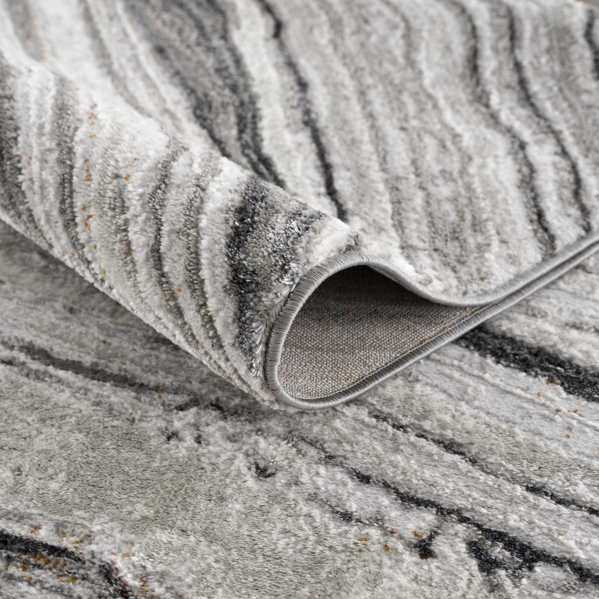 Live Marble Dark Gray Area Rug - Clearance