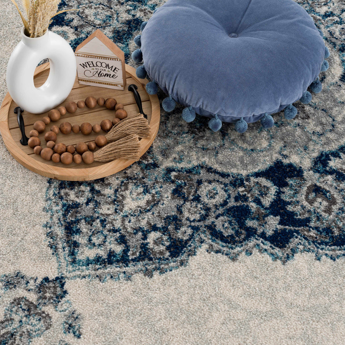 Istanbul Blue Area Rug - Clearance