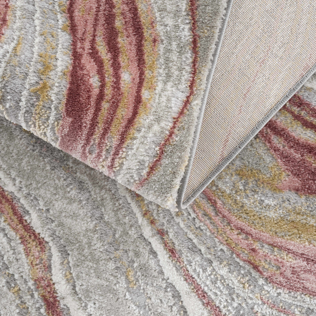 Live Marble Pink Area Rug - Clearance