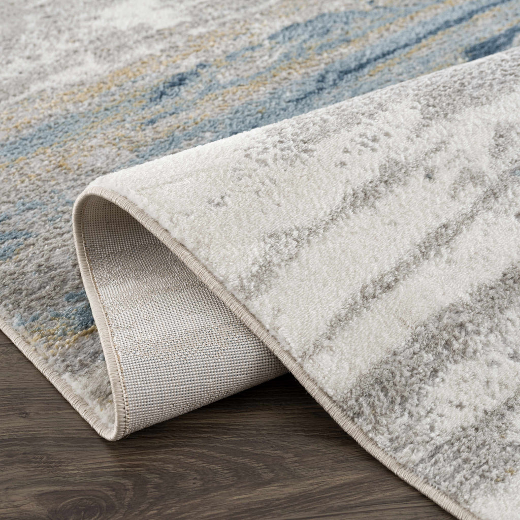 Live Marble Blue Area Rug - Clearance