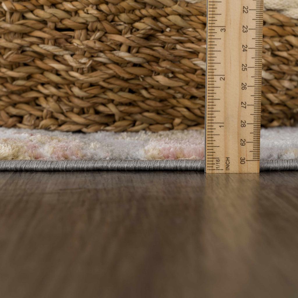 Live Marble Pink Area Rug - Clearance