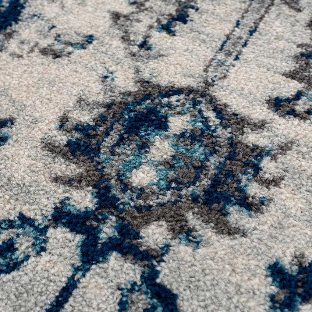 Istanbul Vintage Blue Area Rug - Clearance