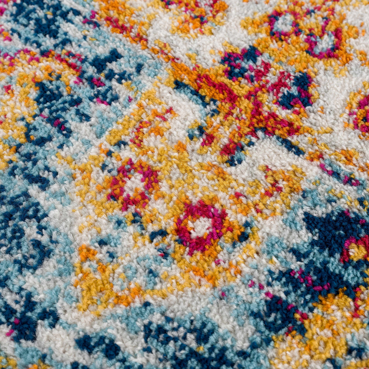 Istanbullu Orange Area Rug - Clearance