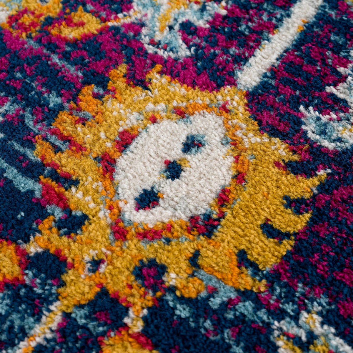 Istanbul Vintage Navy Area Rug - Clearance