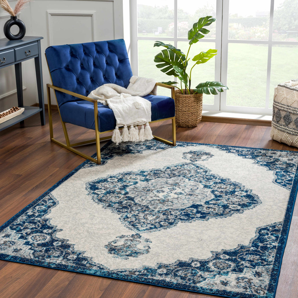 Istanbul Blue Area Rug - Clearance