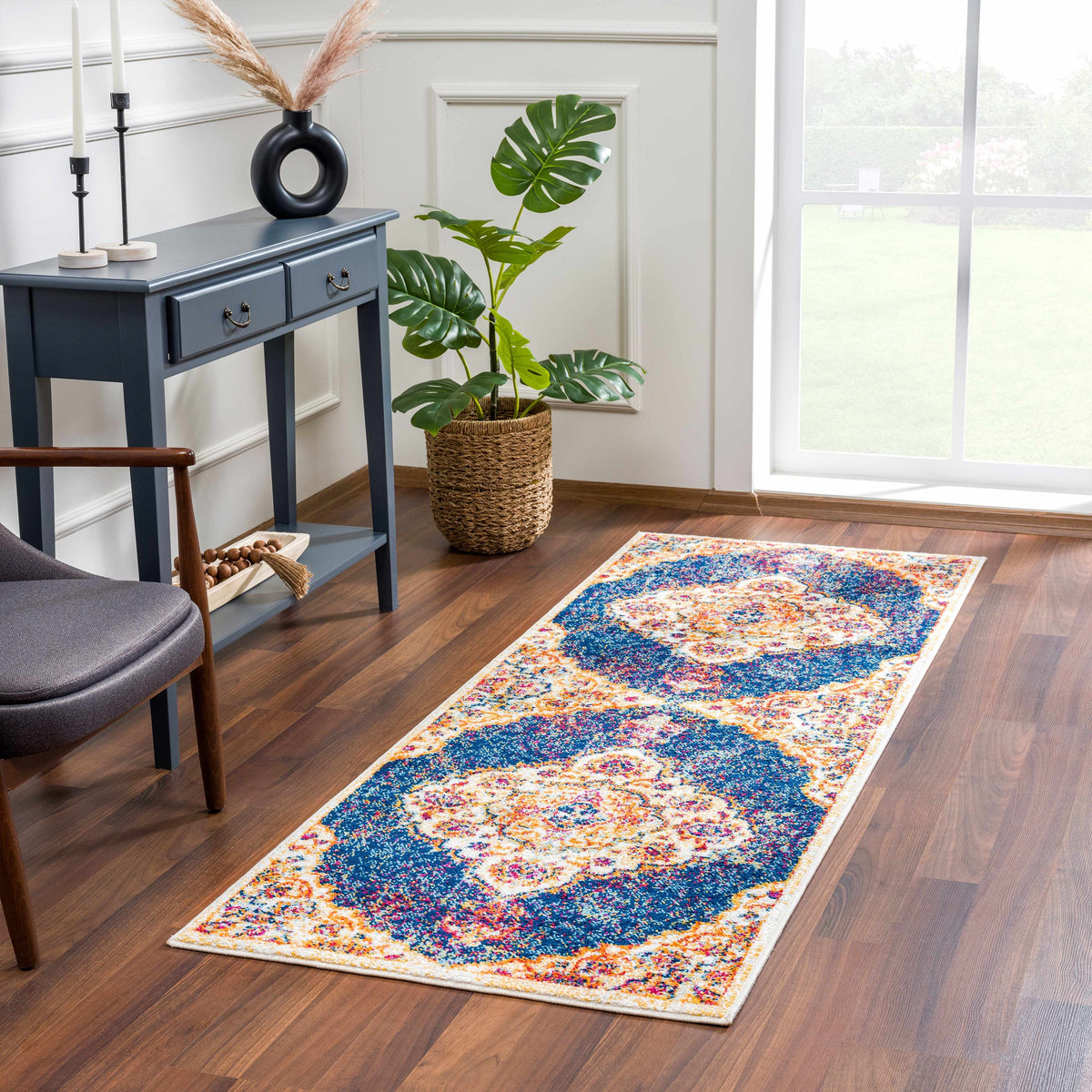 Istanbul Navy Area Rug - Clearance