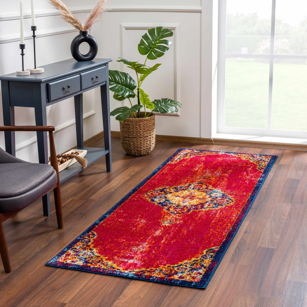 Istanbul Red Area Rug - Clearance