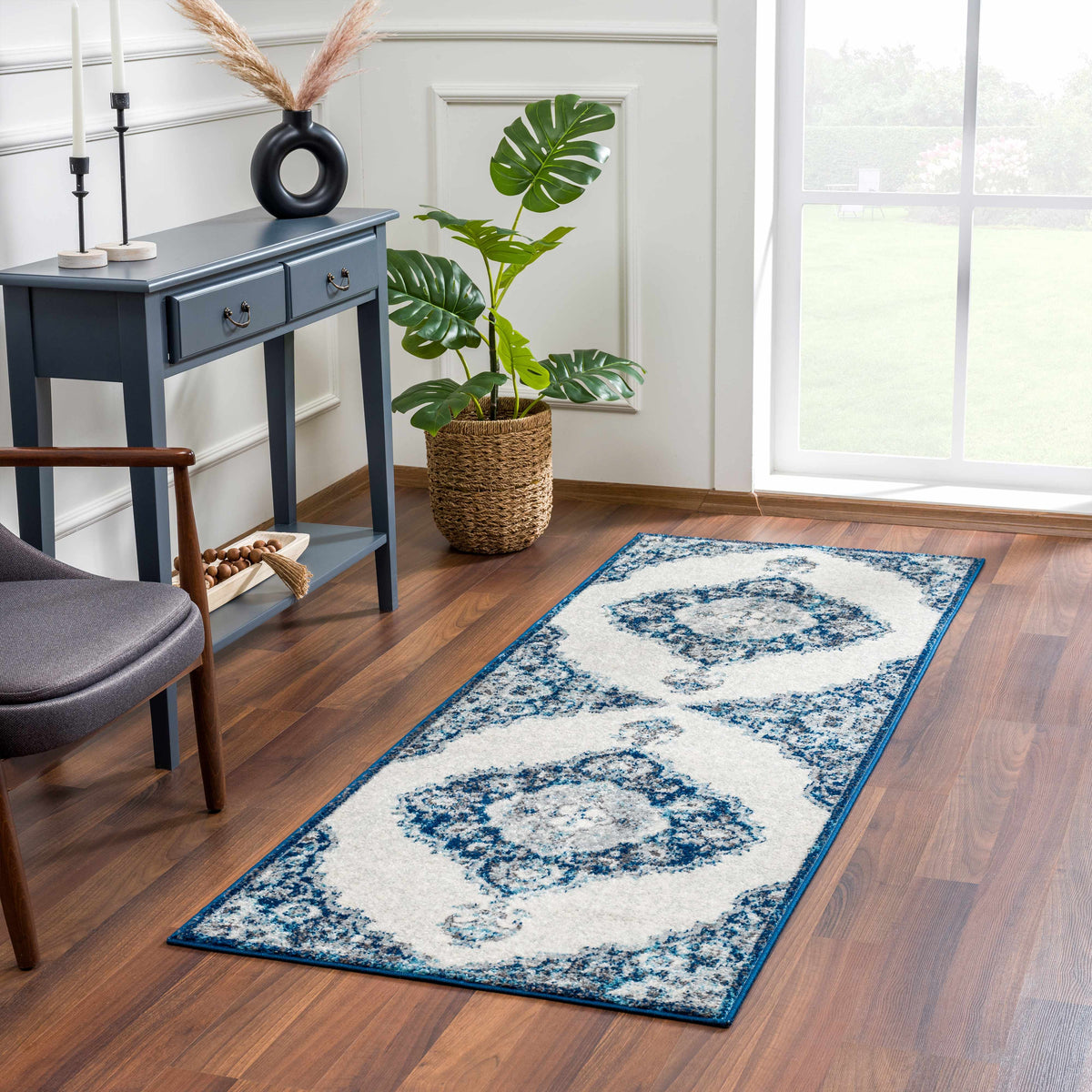 Istanbul Blue Area Rug - Clearance