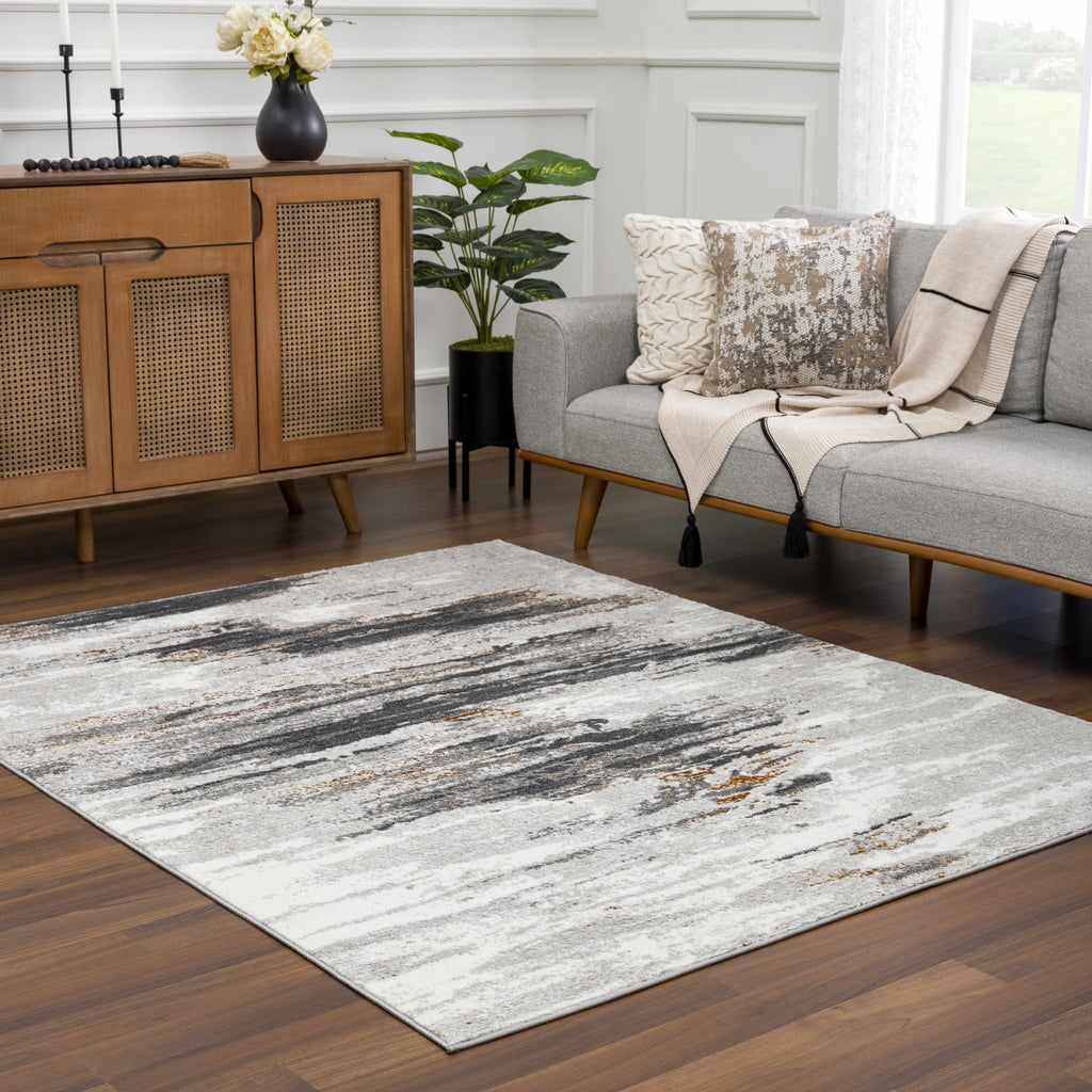 Live Marble Gray Area Rug - Clearance