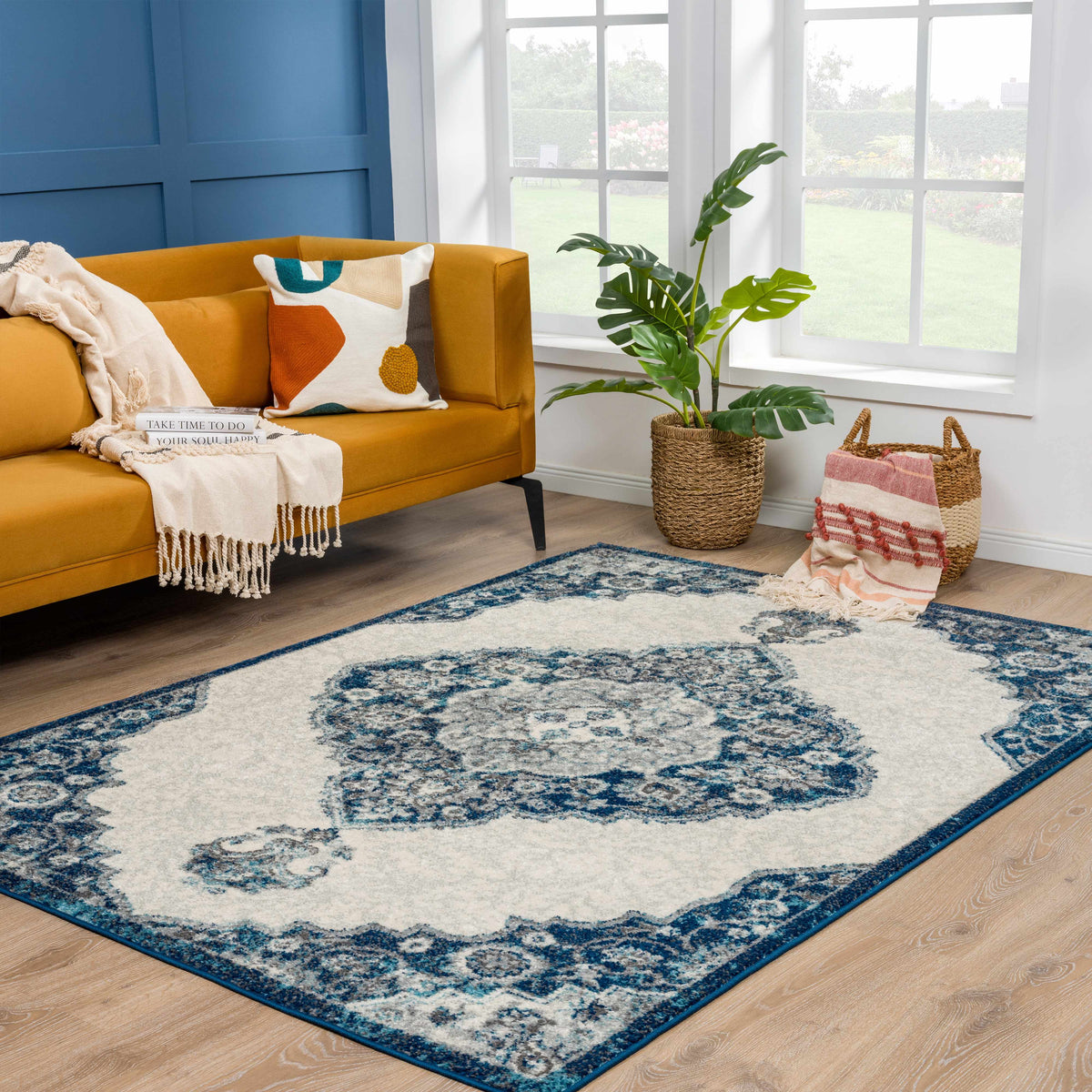 Istanbul Blue Area Rug - Clearance