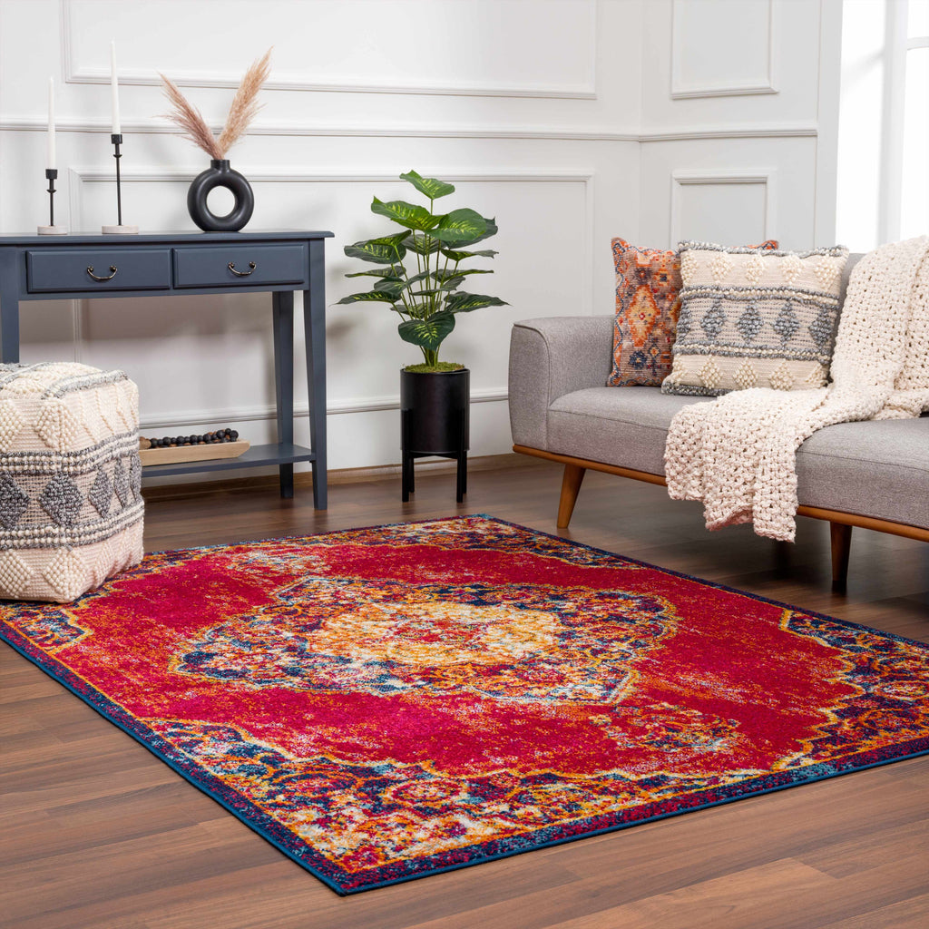 Istanbul Red Area Rug - Clearance