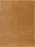 Heavenly Solid Mustard Plush Rug - Clearance