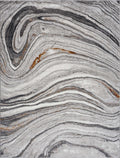 Live Marble Dark Gray Area Rug - Clearance