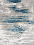 Live Marble Blue Area Rug - Clearance