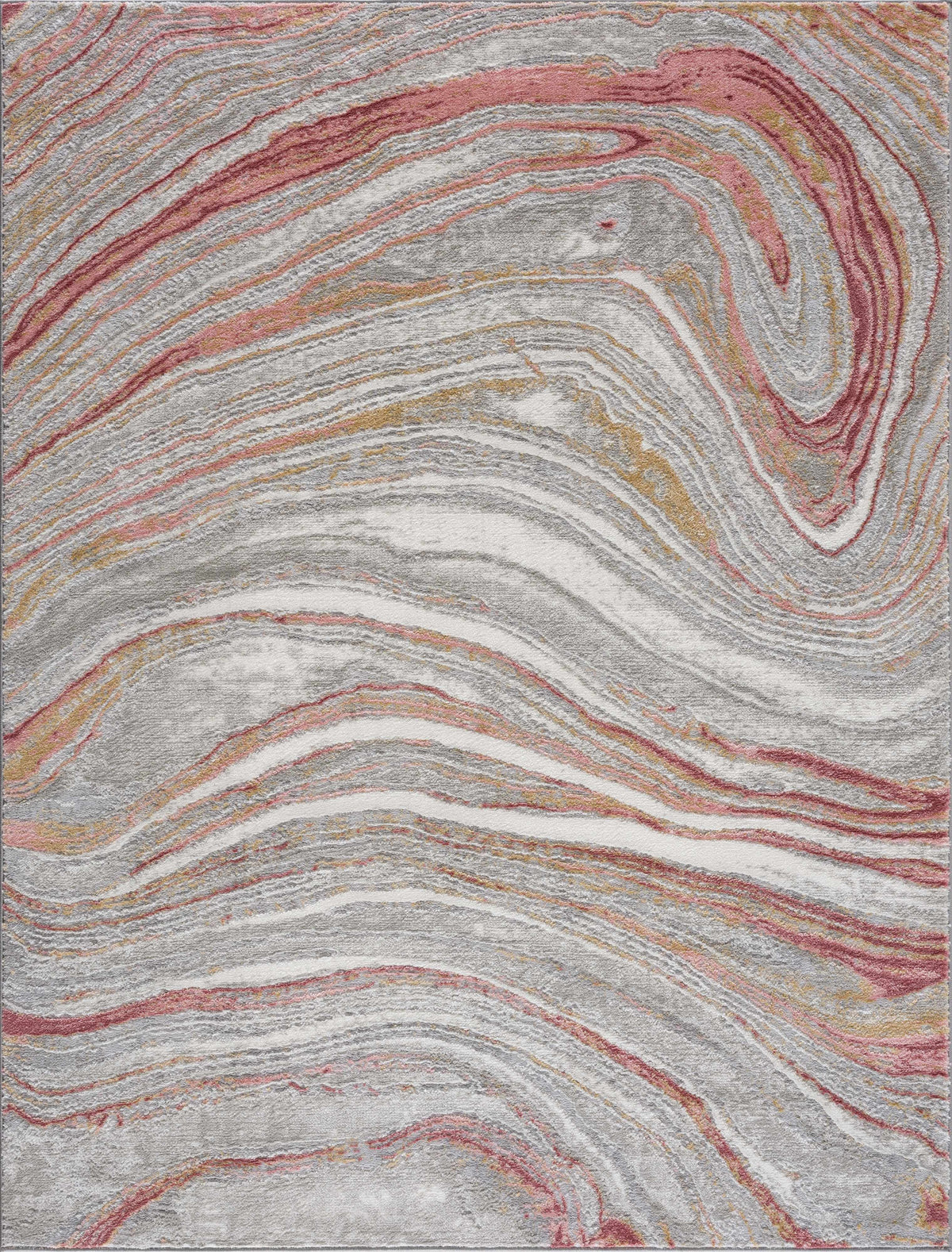 Live Marble Pink Area Rug - Clearance