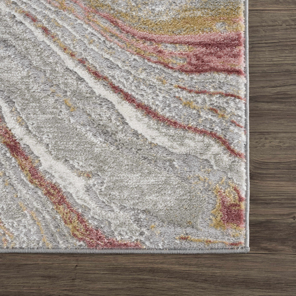 Live Marble Pink Area Rug - Clearance
