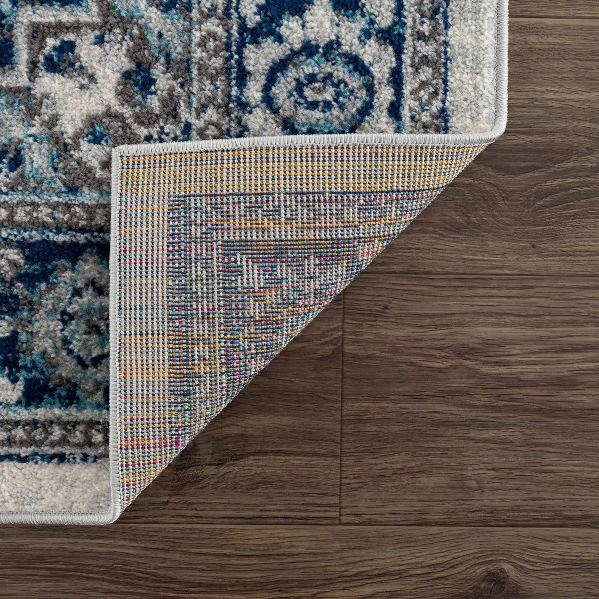 Istanbul Medallion Blue Area Rug - Clearance