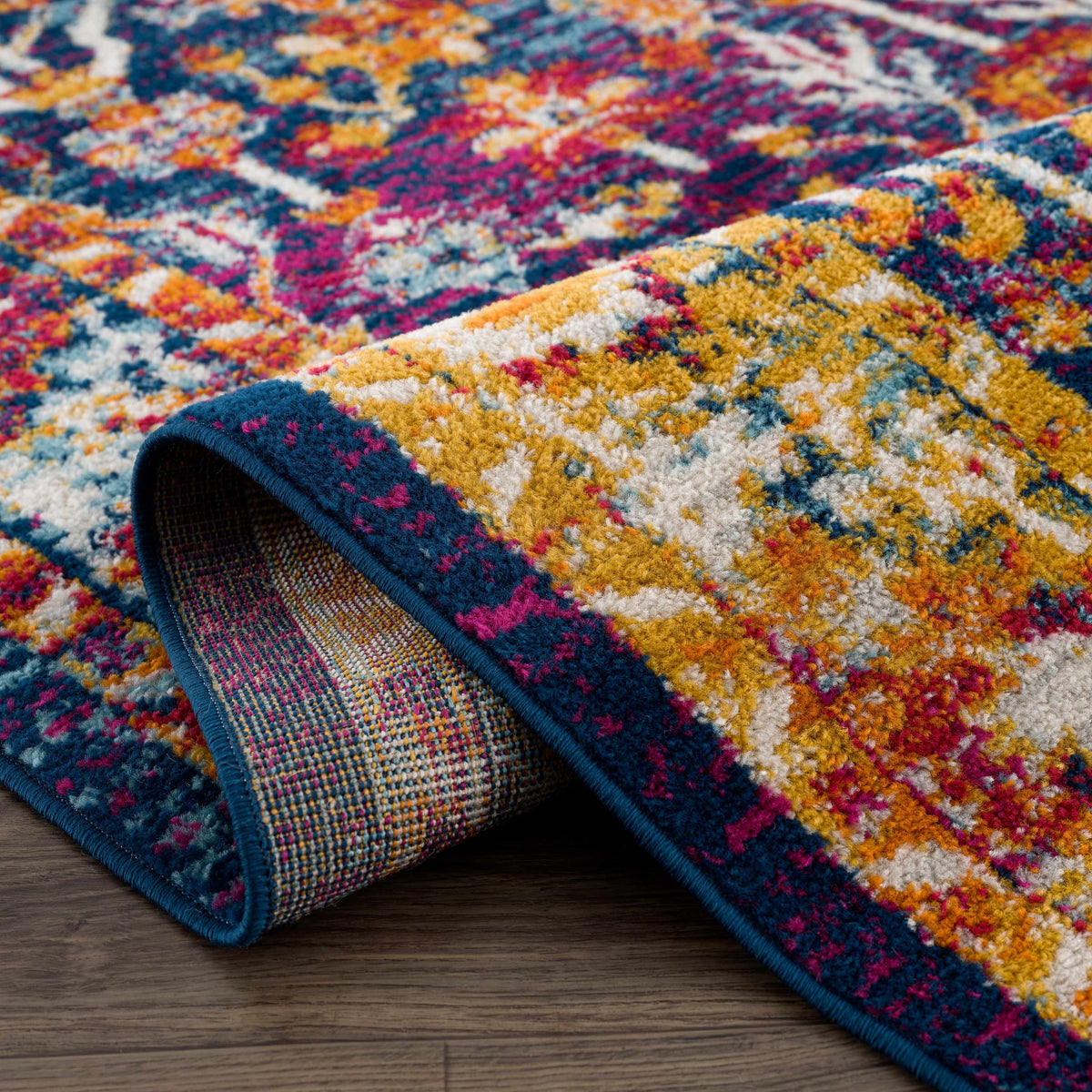 Istanbul Vintage Navy Area Rug - Clearance