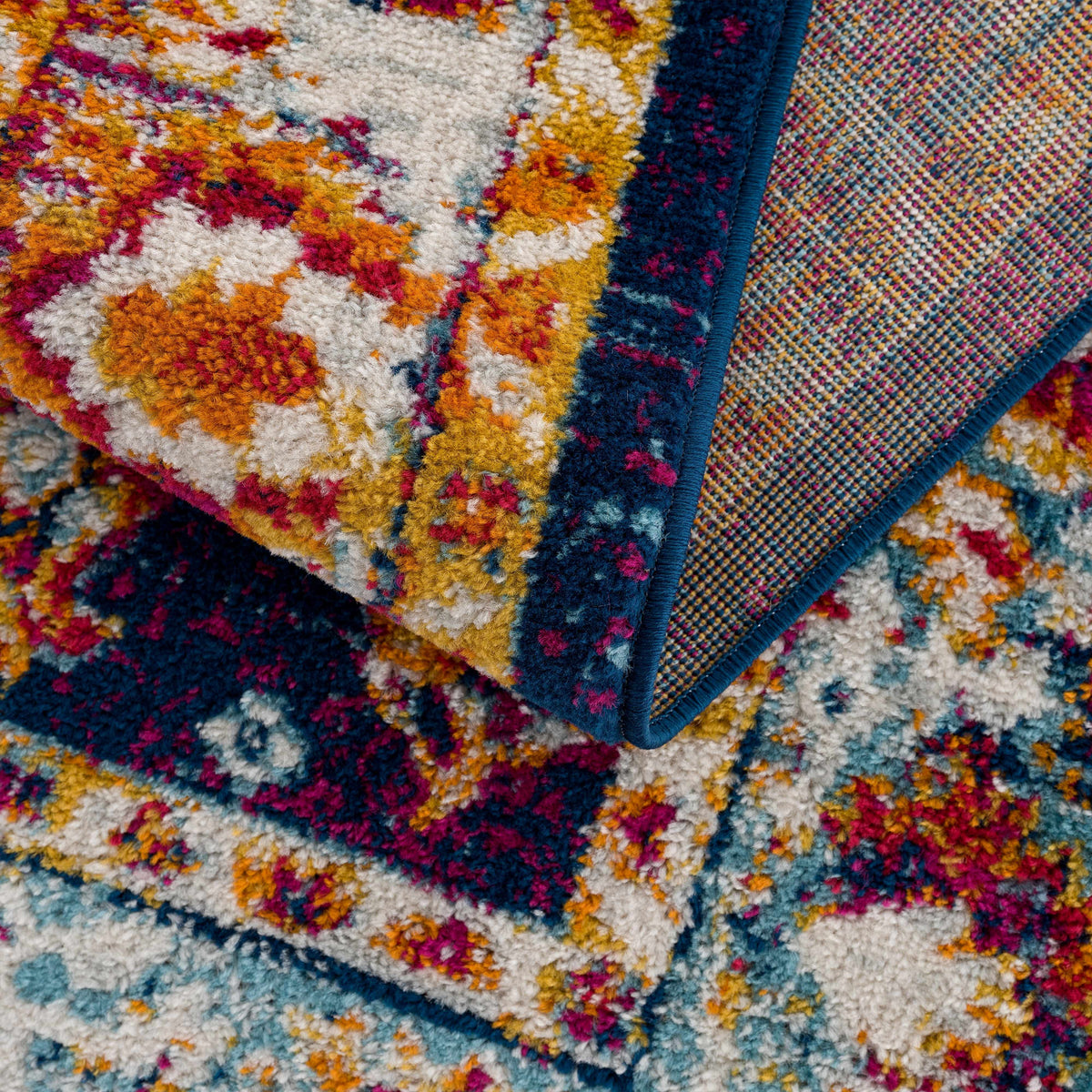 Istanbul Vintage Navy Area Rug - Clearance