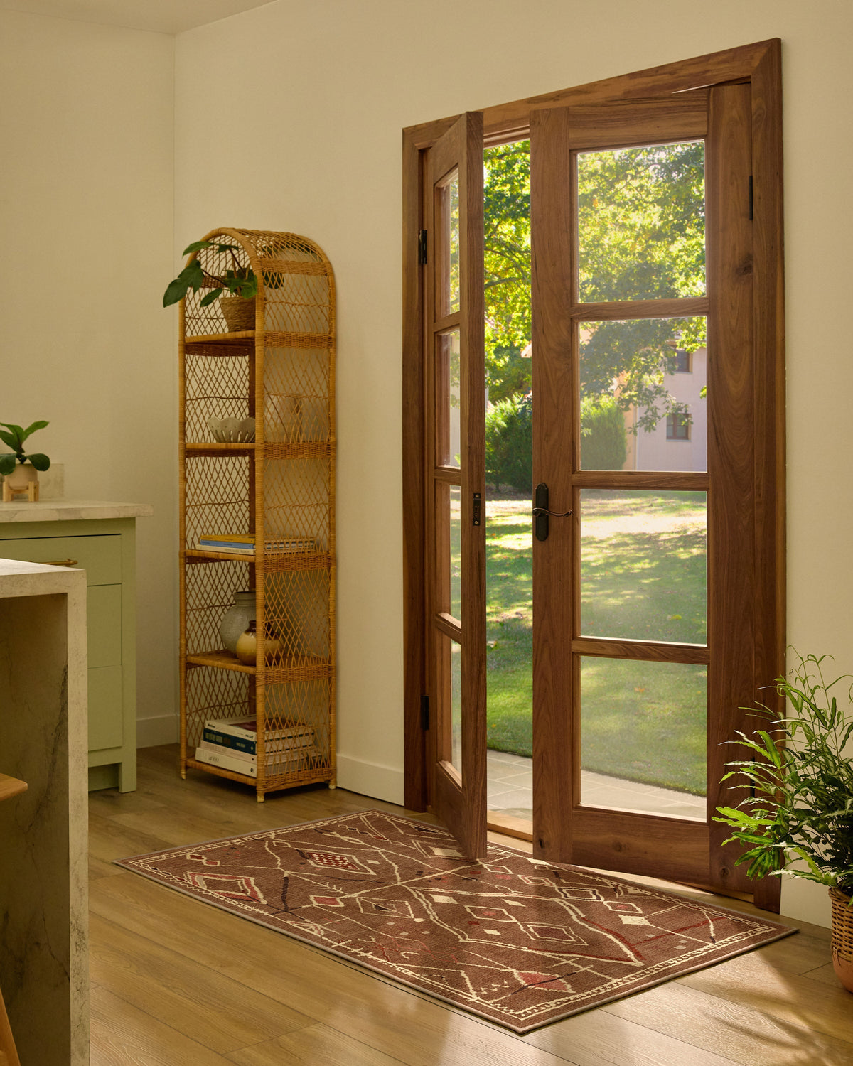 Saguaro Trail Caramel & Cream Flatwoven Rug
