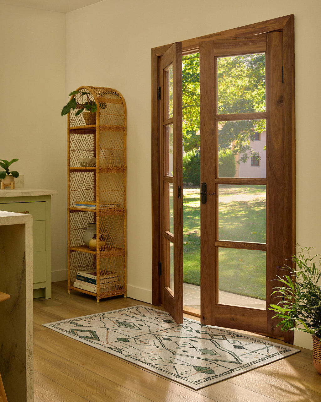 Saguaro Trail Cream & Sage Flatwoven Rug